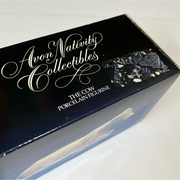 Vintage Avon Nativity Collectibles The Cow Porcelain Figurine 1987 - Picture 6 of 7